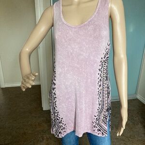 Vocal - Rose Tank with beading & studs